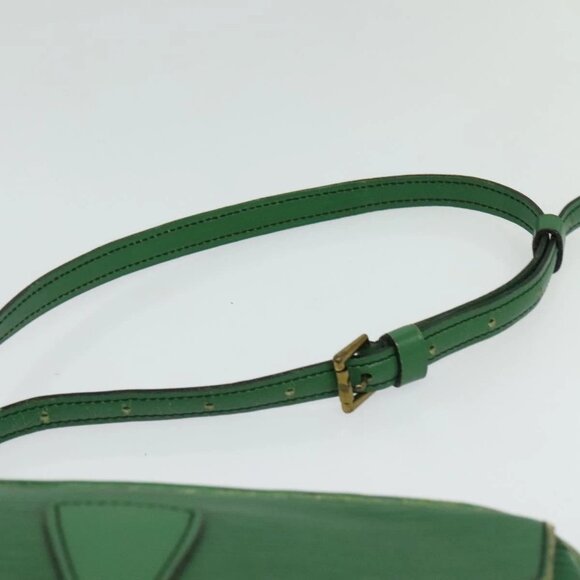 LOUIS VUITTON Epi Jeune Fille MM Shoulder Bag Green - Picture 12 of 16